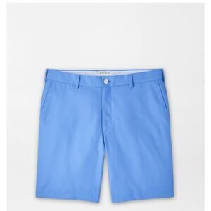 Peter Millar Salem Performance Shorts Size 34 Blue Evening Tide Golf Travel